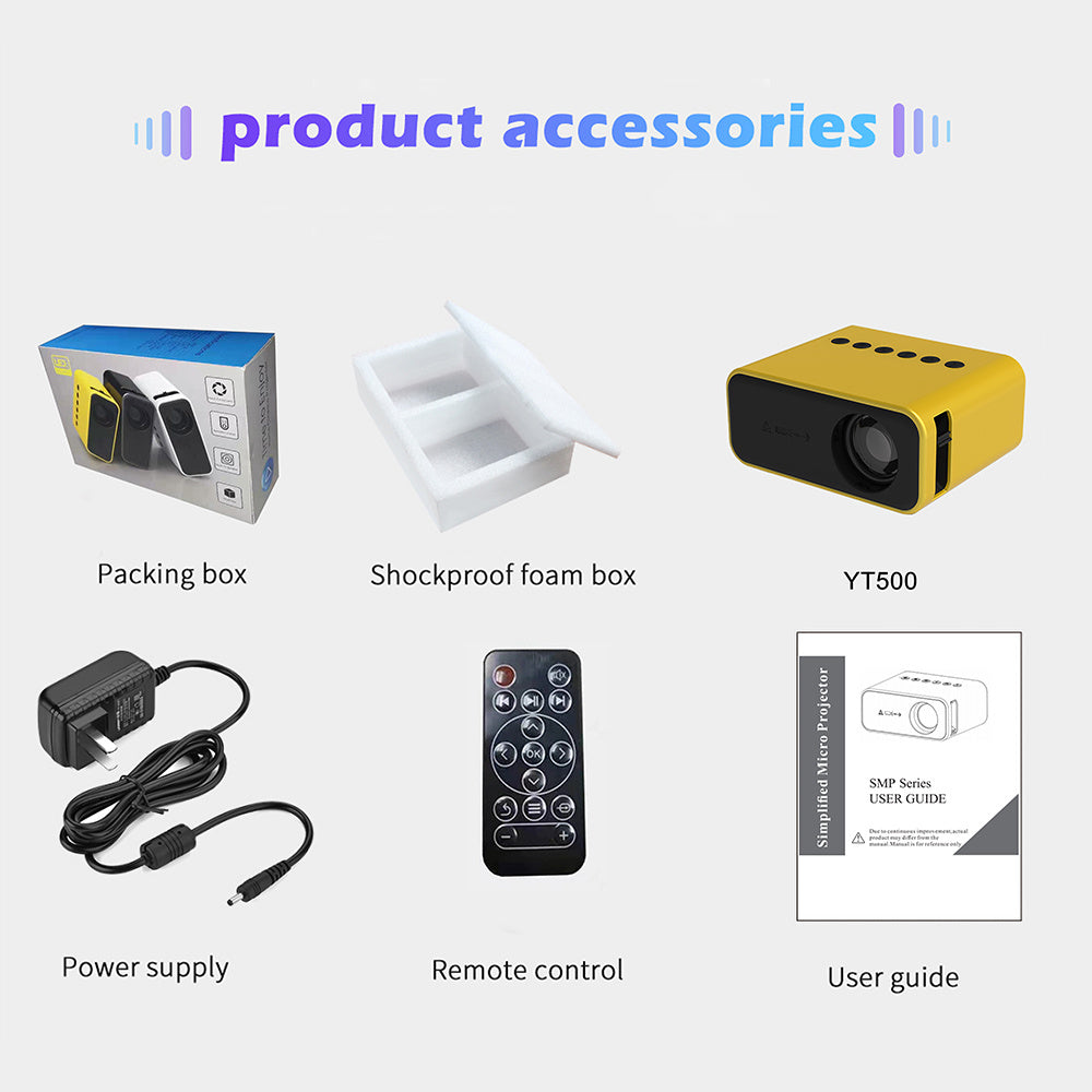 Portable Mini Projector For Home | YT500.