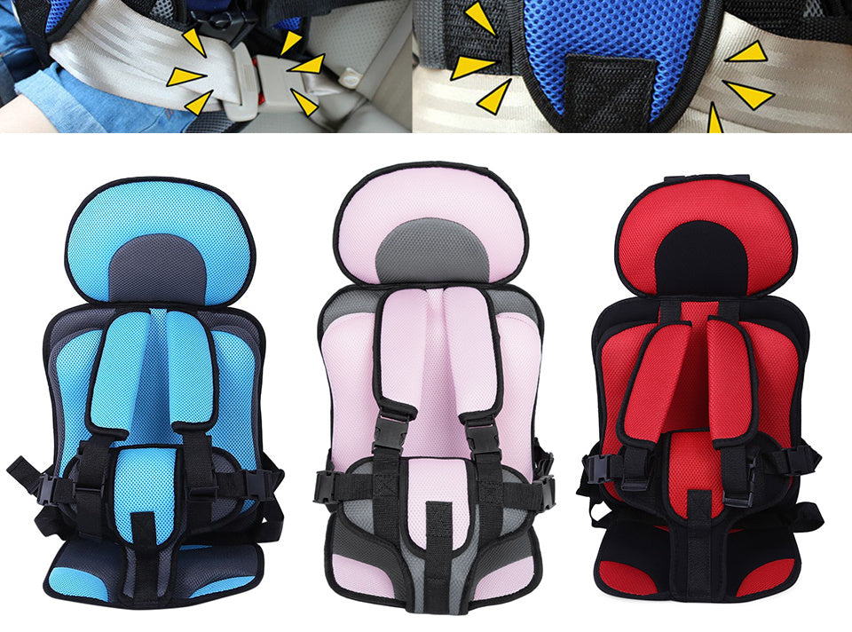 Portable Baby Car Seat for Travel | Toddler Safety Booster.