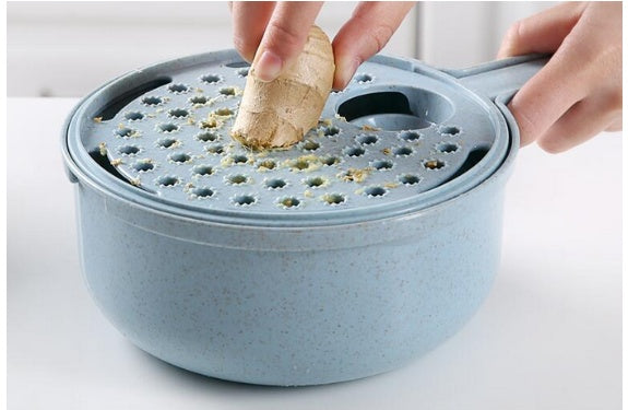 8-in-1 Vegetable Cutter | Mandoline with Peeler & Grater.