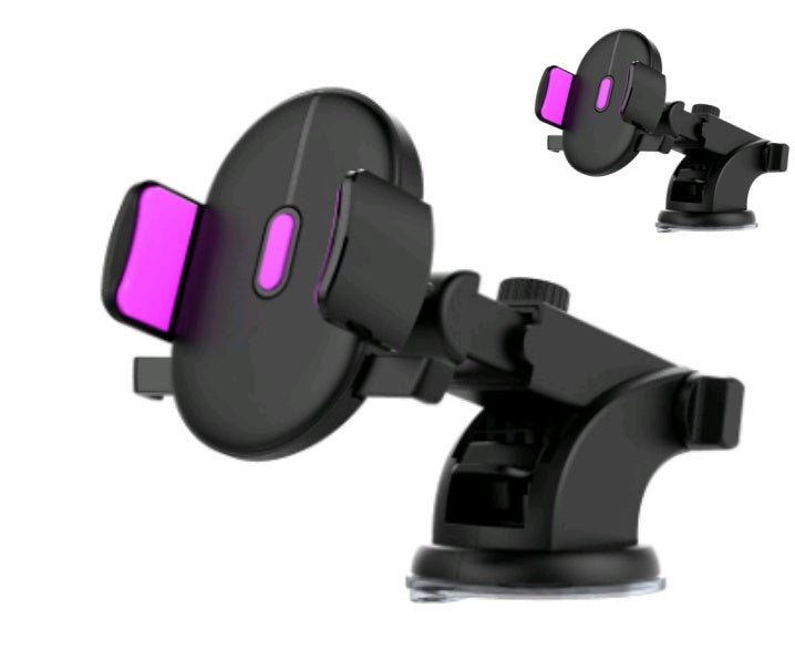 Telescopic Car Phone Holder | Dashboard Suction Mount.
