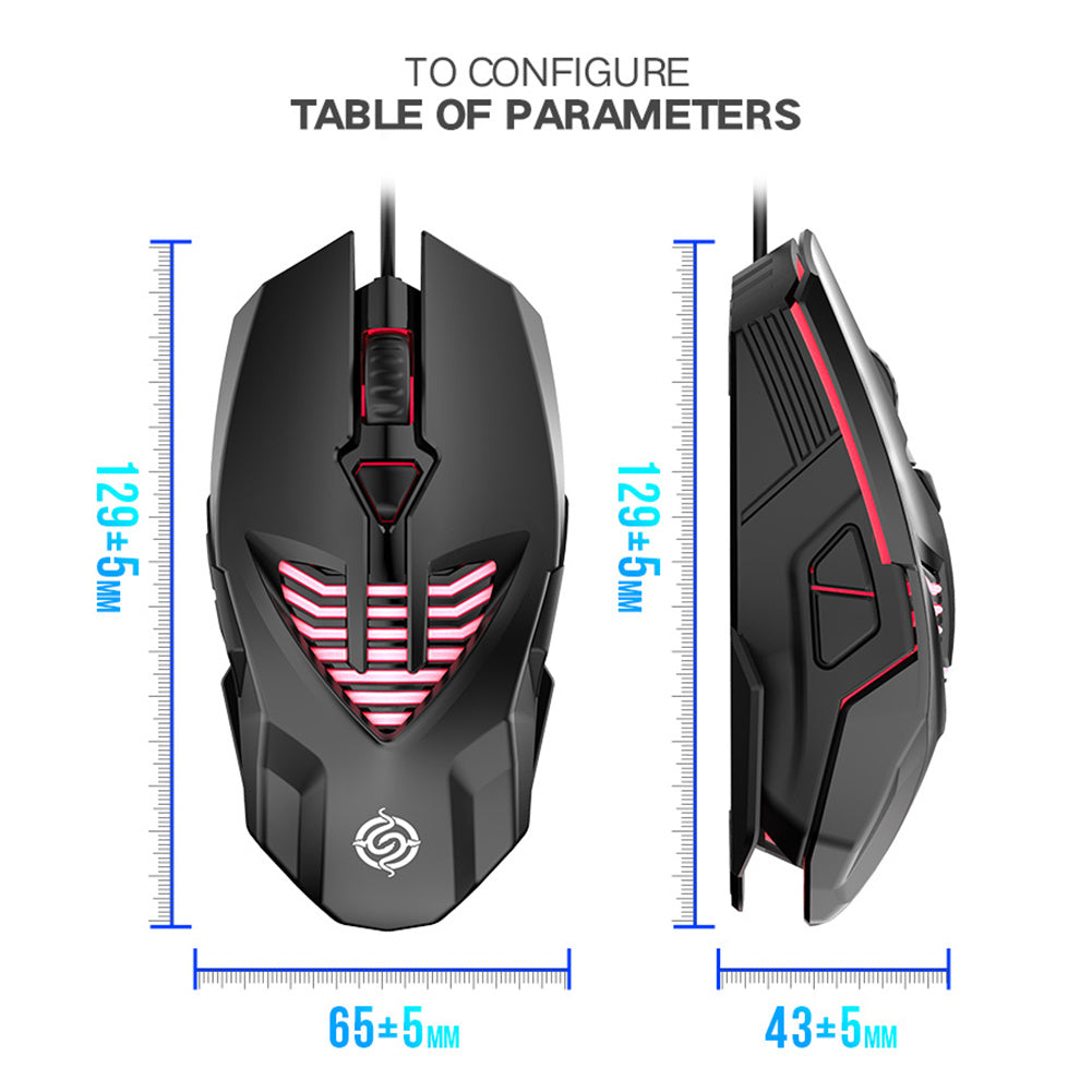 Office Gaming Computer USB Wired Mouse.