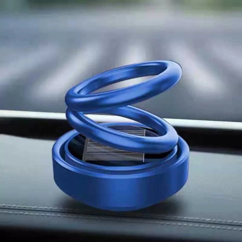 Rotating Solar Car Perfume | Dashboard Air Freshener.