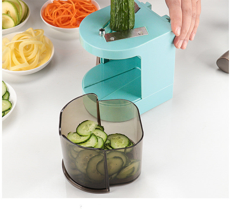 Spiral Vegetable Cutter | Handheld Grater for Salads.