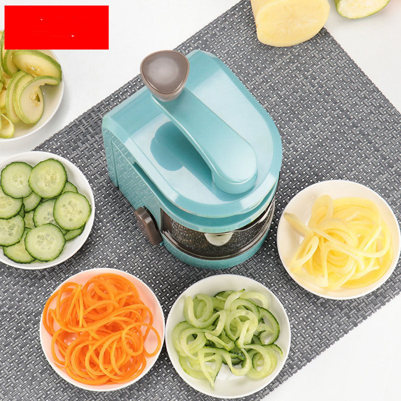 Spiral Vegetable Cutter | Handheld Grater for Salads.