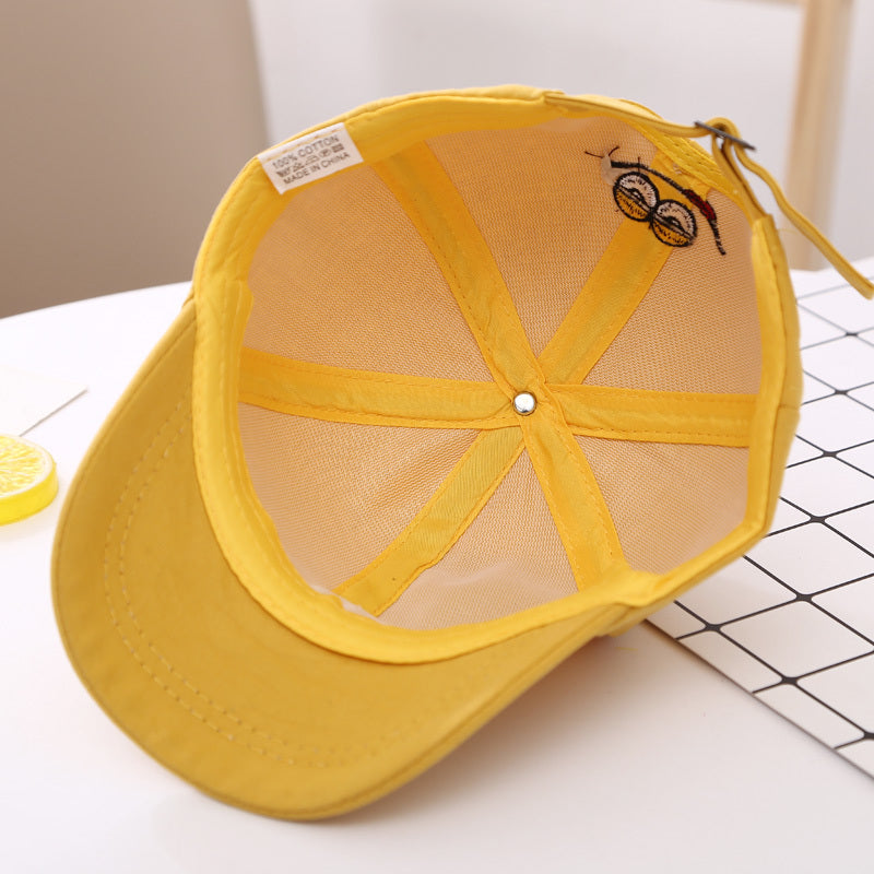 Boys’ Baseball Cap | Cotton Letter M Hat for Kids (Spring & Autumn).