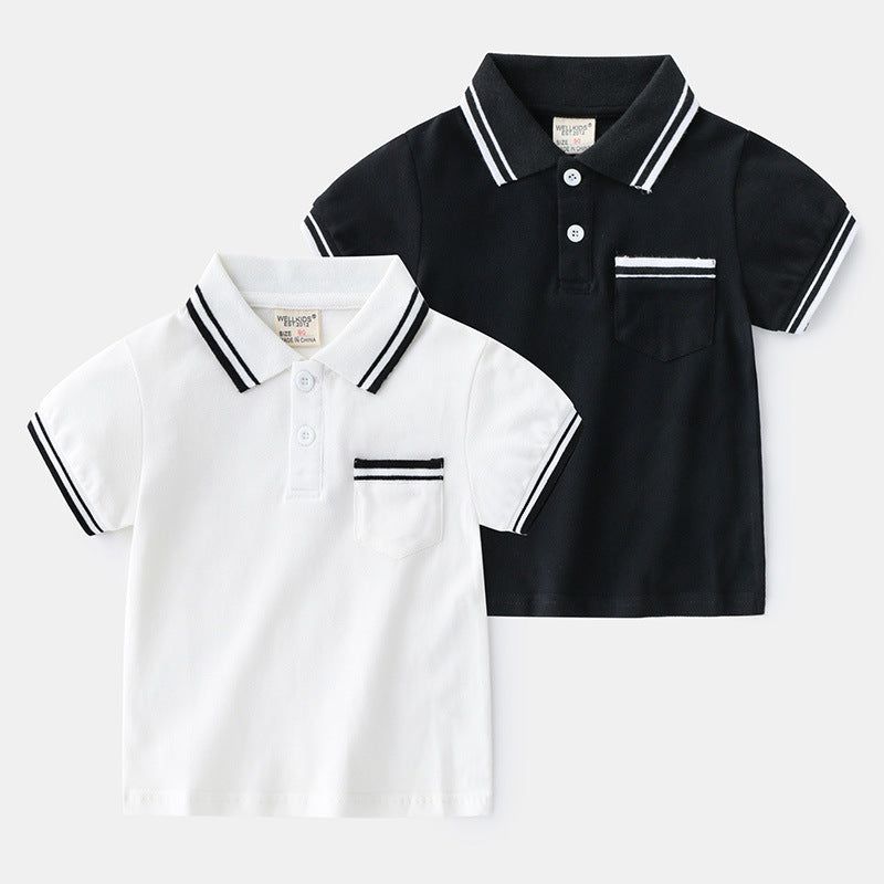 Boys' Summer Polo Shirt | Casual Cotton T-Shirt for Kids.