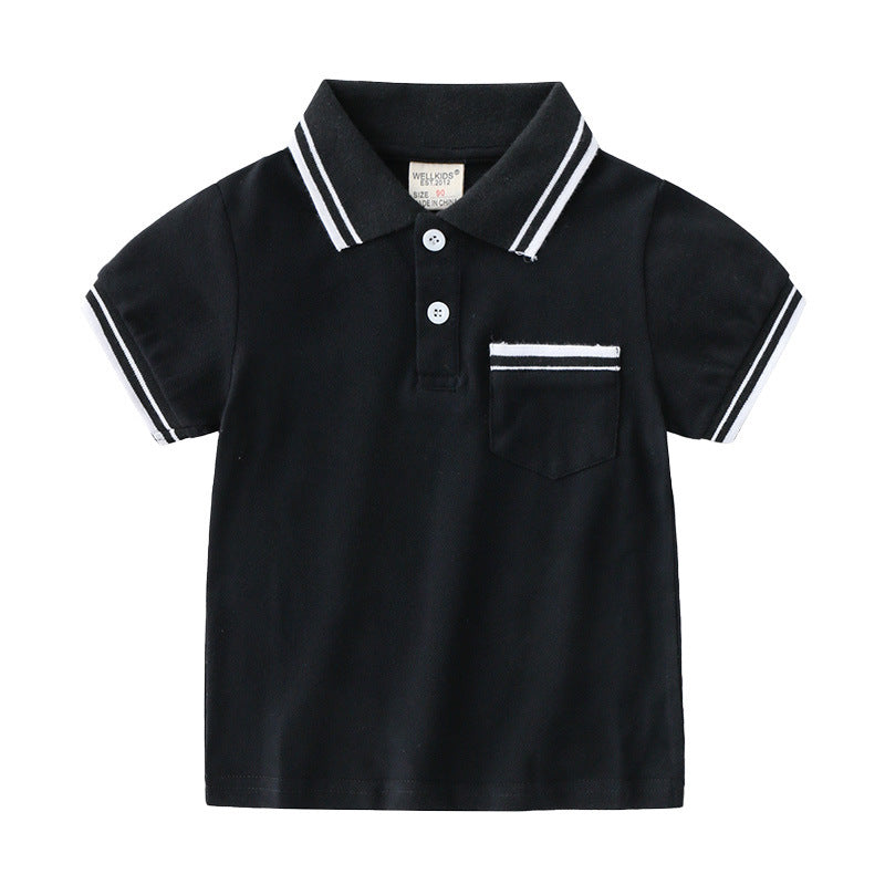 Boys' Summer Polo Shirt | Casual Cotton T-Shirt for Kids.