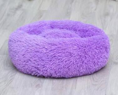 Plush Round Dog Bed | Small Pet Nest for Dogs & Cats.