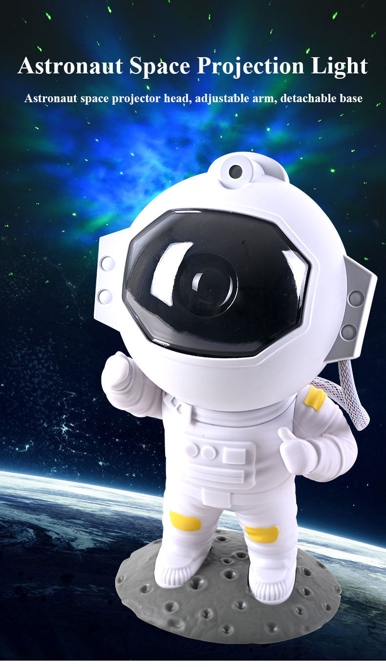Galaxy Star Projector | Astronaut Night Light Decor.