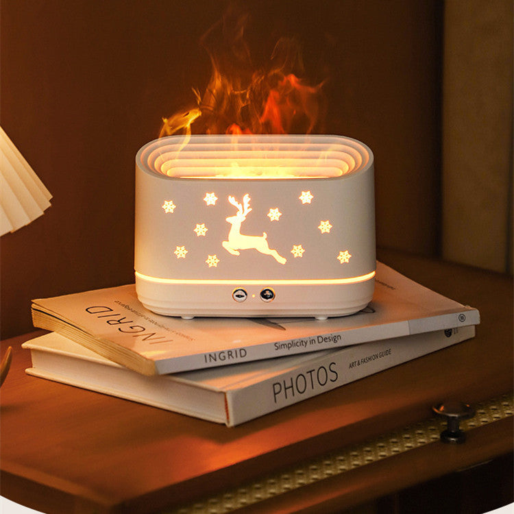 Elk Flame Humidifier | Diffuser & LED Christmas Decor.