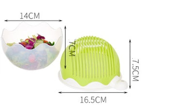 Salad Cutter Bowl | Creative Veggie & Fruit Chopper.