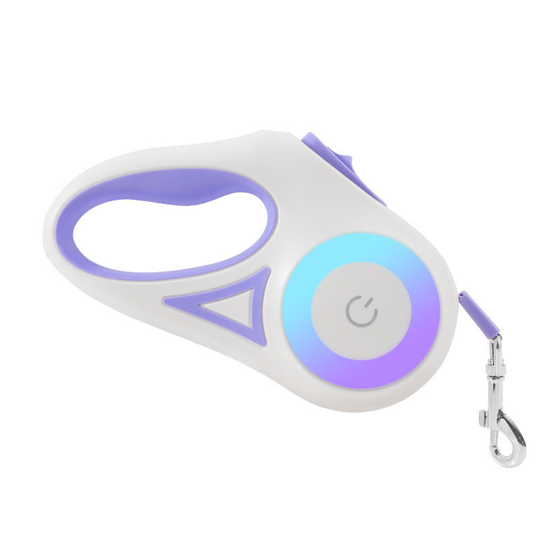Dog Leash & Collar Set | Retractable Pet Lead with Light.