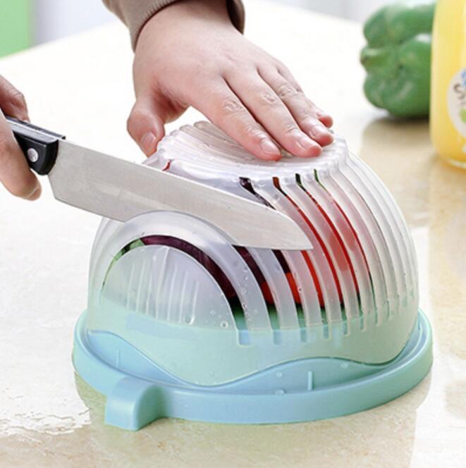 Salad Cutter Bowl | Creative Veggie & Fruit Chopper.