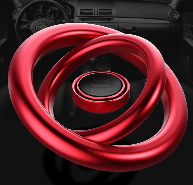 Rotating Solar Car Perfume | Dashboard Air Freshener.