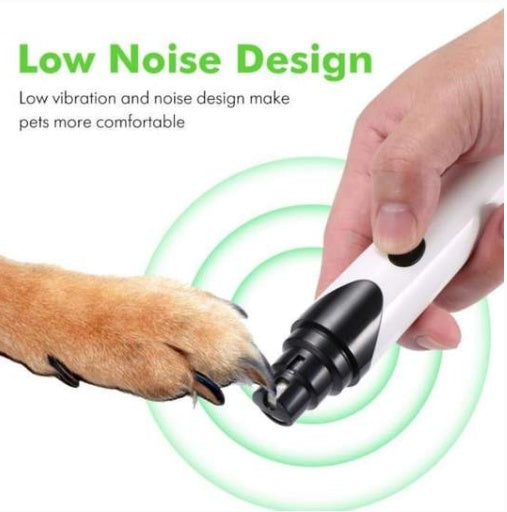 Electric Pet Nail Clippers | Dog & Cat Trimmer Tool.
