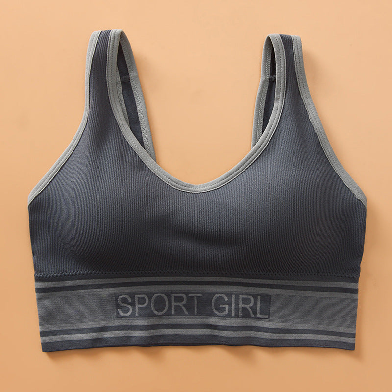 Women’s Red Sports Bra | Vest-Style Activewear Top.