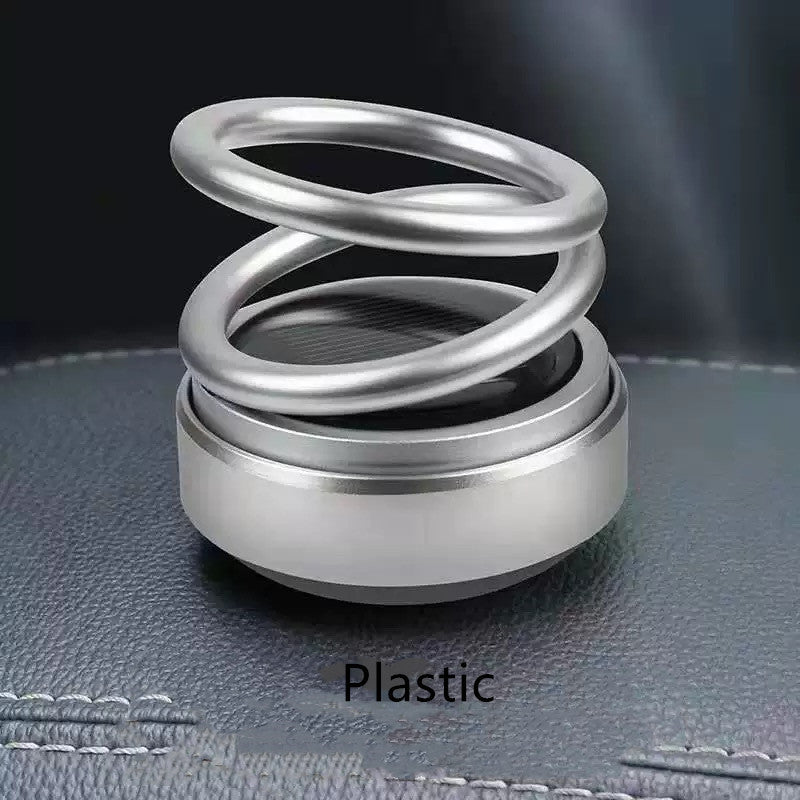 Rotating Solar Car Perfume | Dashboard Air Freshener.