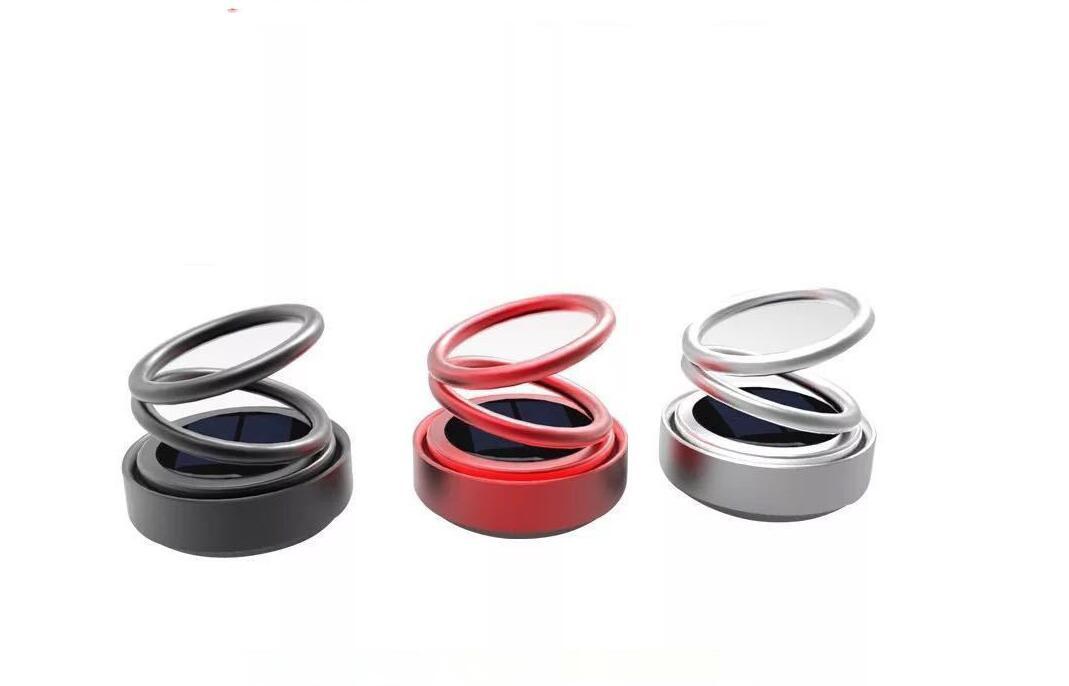 Rotating Solar Car Perfume | Dashboard Air Freshener.