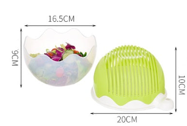 Salad Cutter Bowl | Creative Veggie & Fruit Chopper.