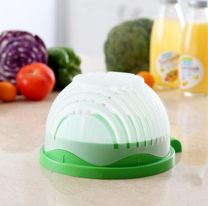 Salad Cutter Bowl | Creative Veggie & Fruit Chopper.