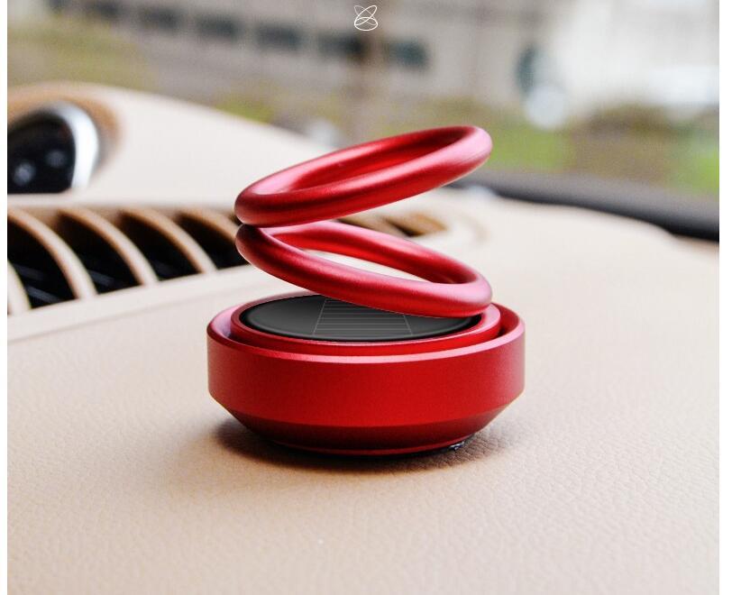 Rotating Solar Car Perfume | Dashboard Air Freshener.