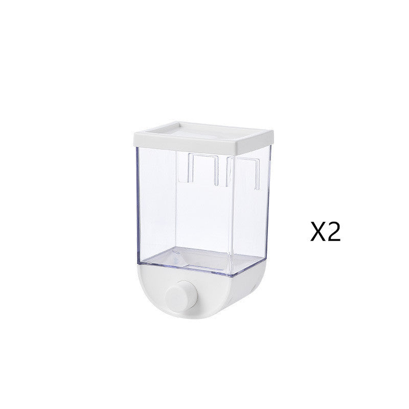 Kitchen Food Storage Box | Wall Cereal Dispenser.