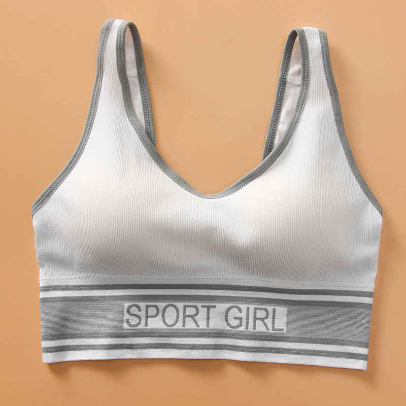Women’s Red Sports Bra | Vest-Style Activewear Top.