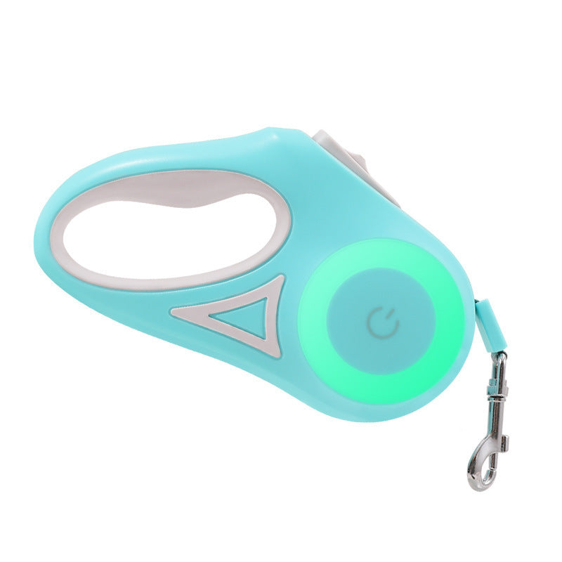 Dog Leash & Collar Set | Retractable Pet Lead with Light.