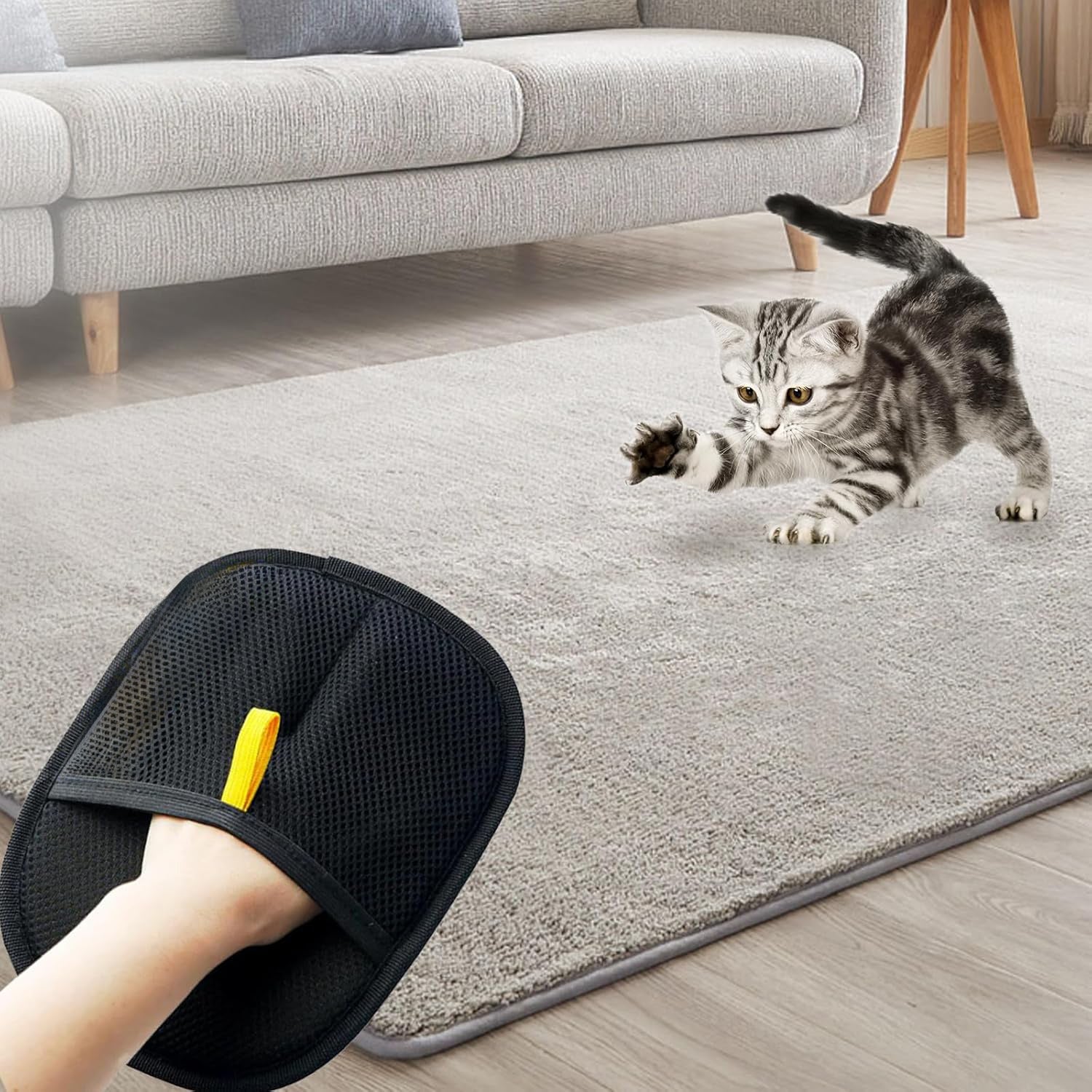 Cat Hair Removal Comb | Electrostatic Pet Gloves.