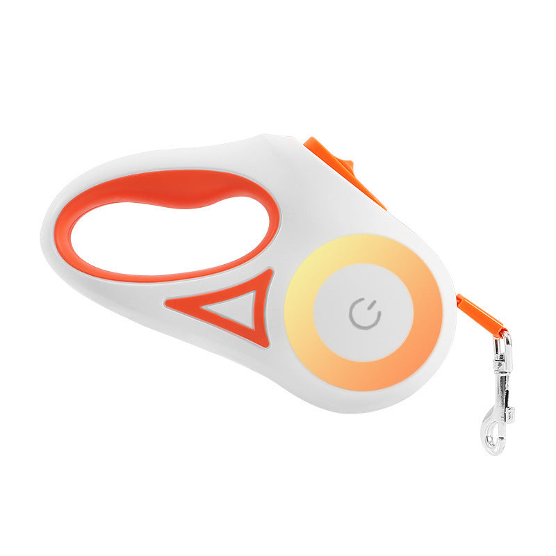 Dog Leash & Collar Set | Retractable Pet Lead with Light.