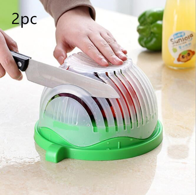 Salad Cutter Bowl | Creative Veggie & Fruit Chopper.