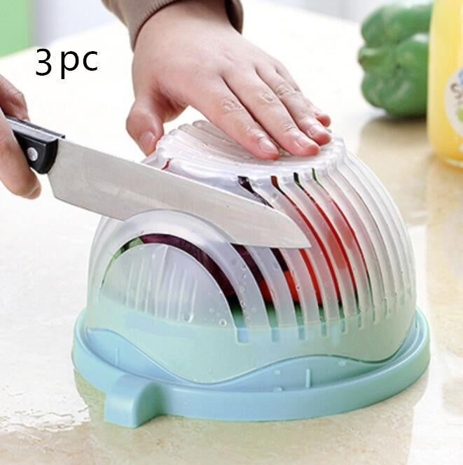 Salad Cutter Bowl | Creative Veggie & Fruit Chopper.