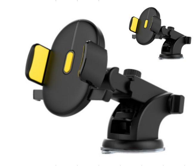 Telescopic Car Phone Holder | Dashboard Suction Mount.