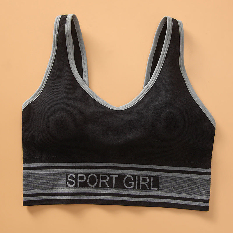 Women’s Red Sports Bra | Vest-Style Activewear Top.