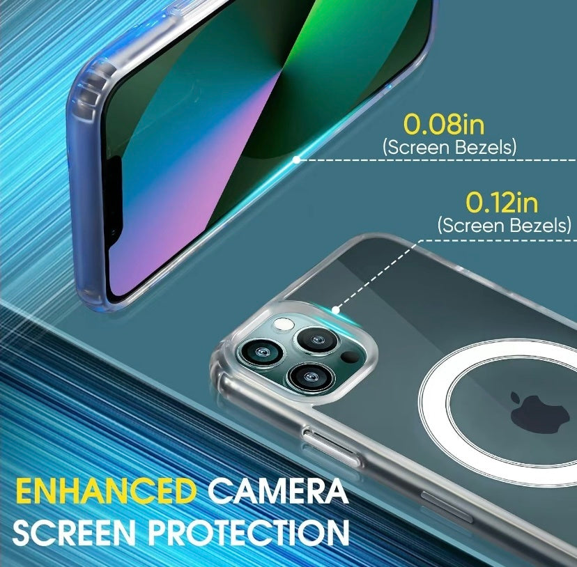 iPhone 15 | 14 Plus | Pro | Pro Max Case | MagSafe Compatible | Shockproof Magnetic Cover.