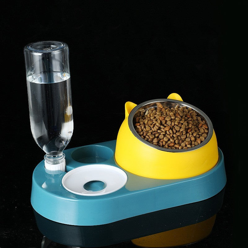 3-in-1 Fish Design Feeder | Pet Food & Water Dispenser.