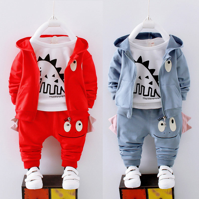 Boys Cotton Outfit Set | Spring & Autumn Kids Clothes.