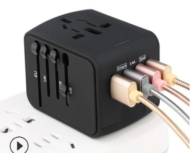 Multi-Function Power Socket | Universal Outlet Adapter.