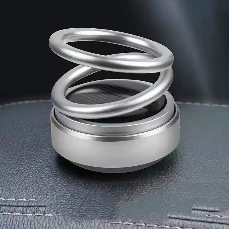Rotating Solar Car Perfume | Dashboard Air Freshener.