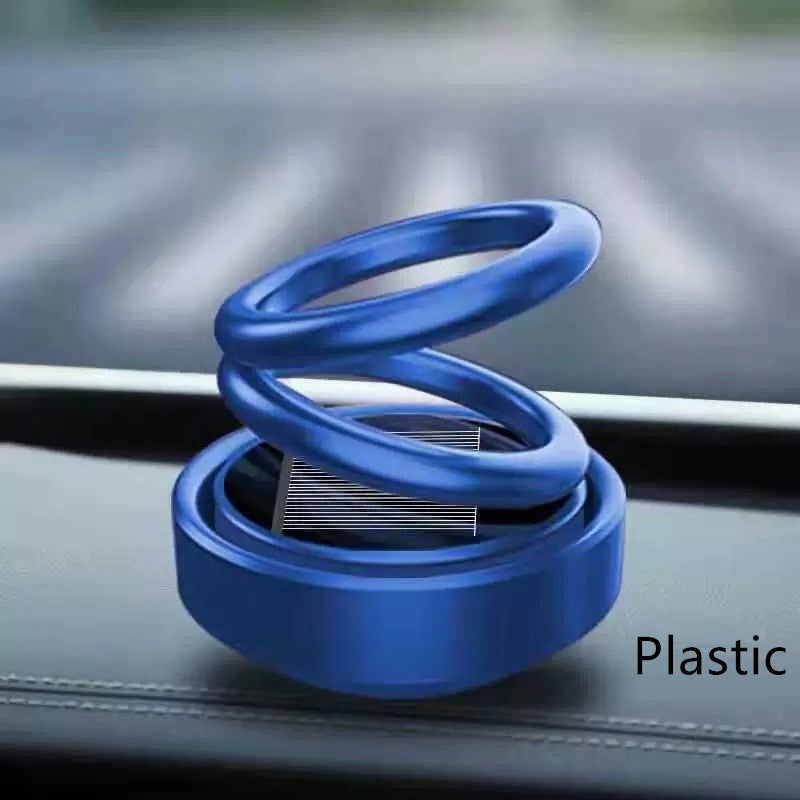 Rotating Solar Car Perfume | Dashboard Air Freshener.