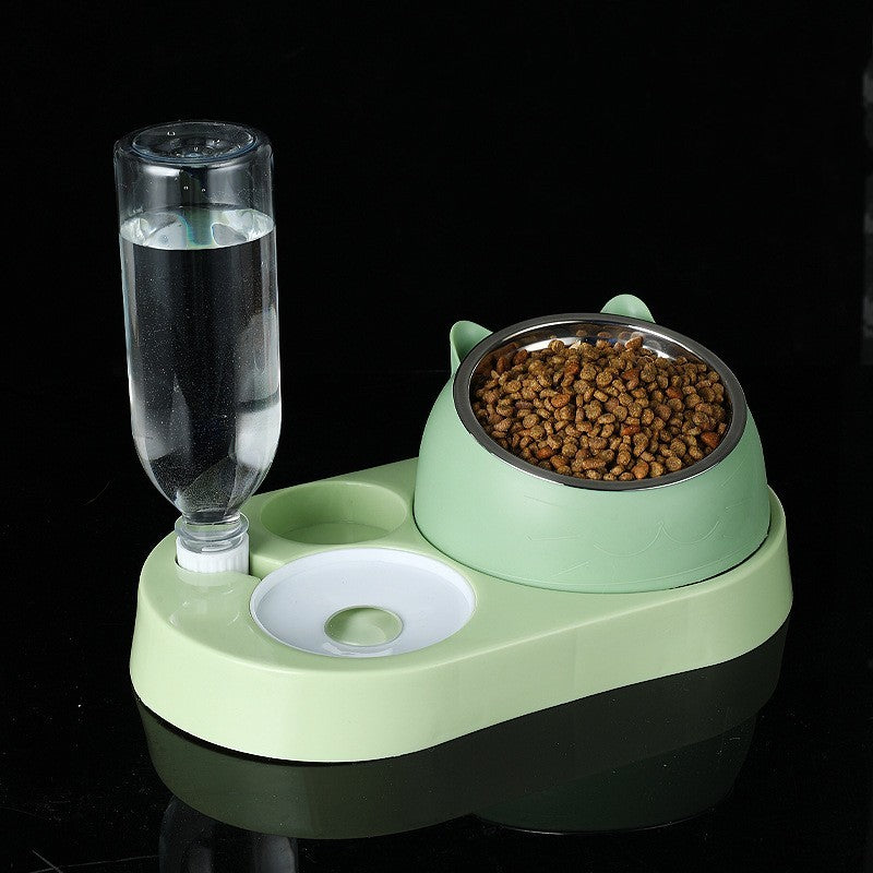 3-in-1 Fish Design Feeder | Pet Food & Water Dispenser.