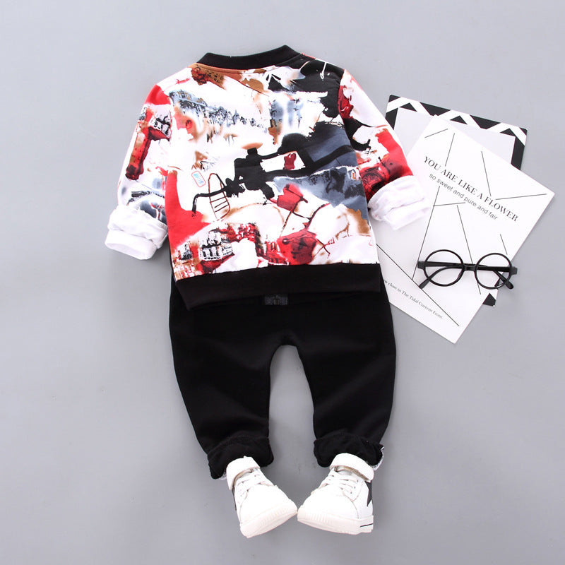 Boys' 3-Piece Outfit | Autumn & Winter Kids Clothing Set.