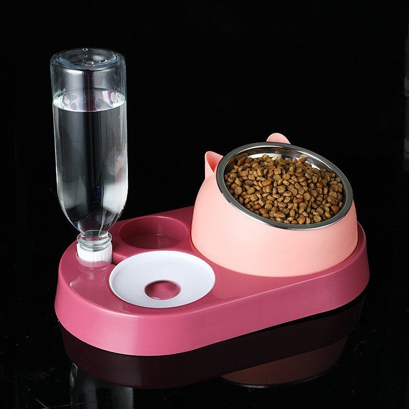 3-in-1 Fish Design Feeder | Pet Food & Water Dispenser.