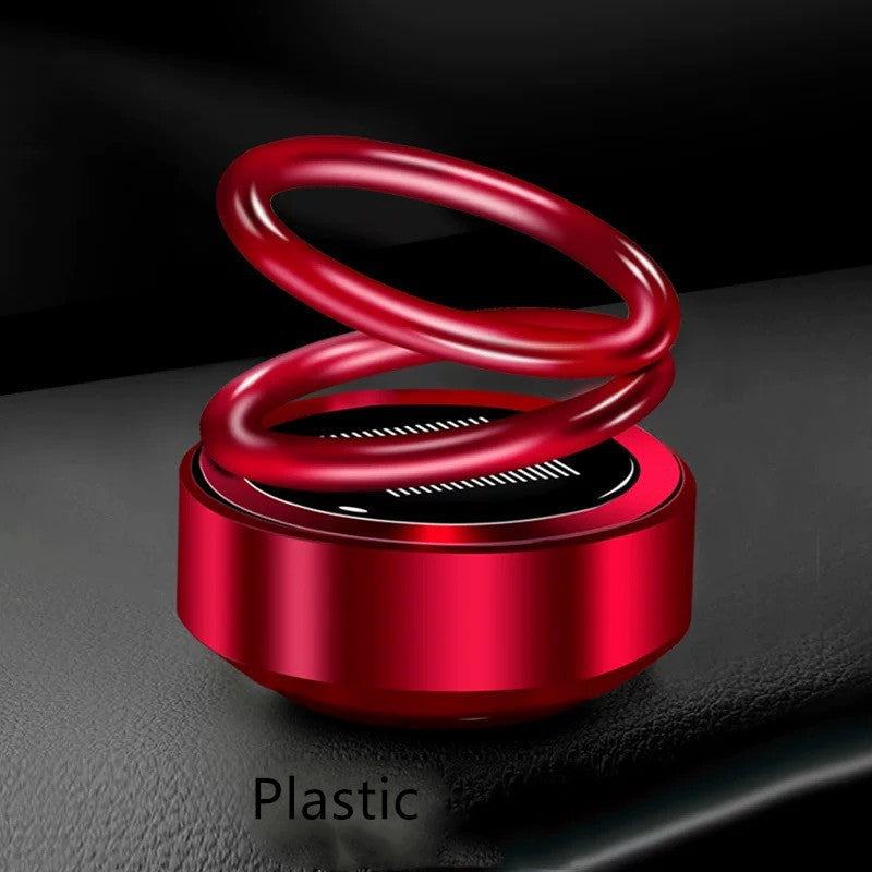 Rotating Solar Car Perfume | Dashboard Air Freshener.