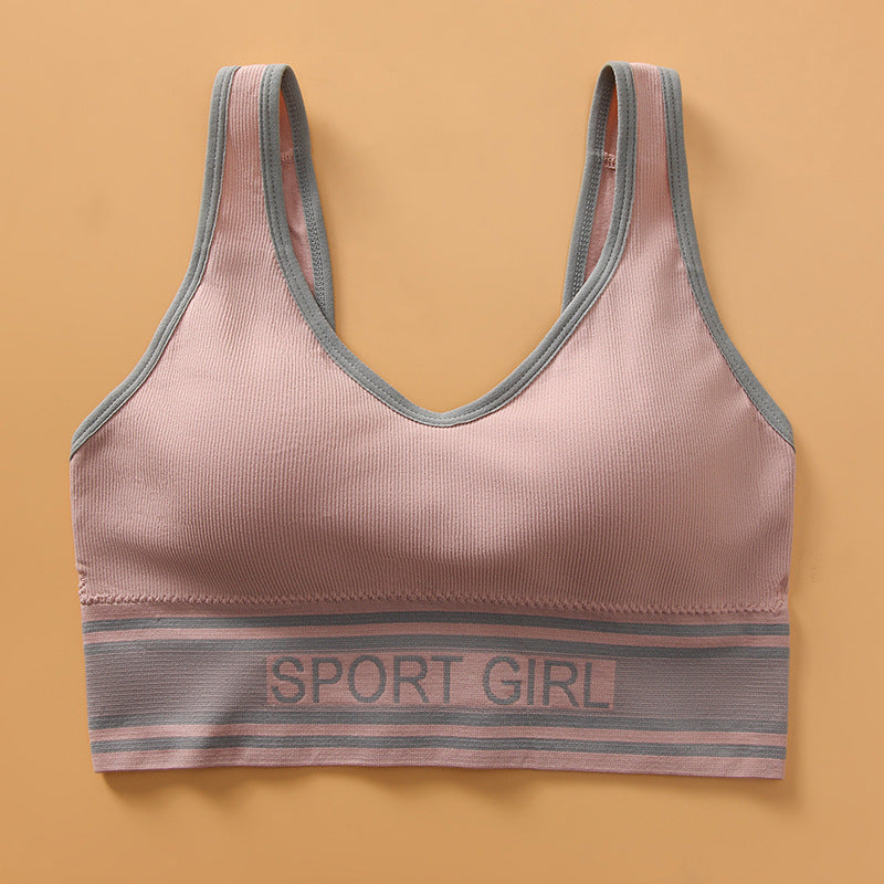 Women’s Red Sports Bra | Vest-Style Activewear Top.